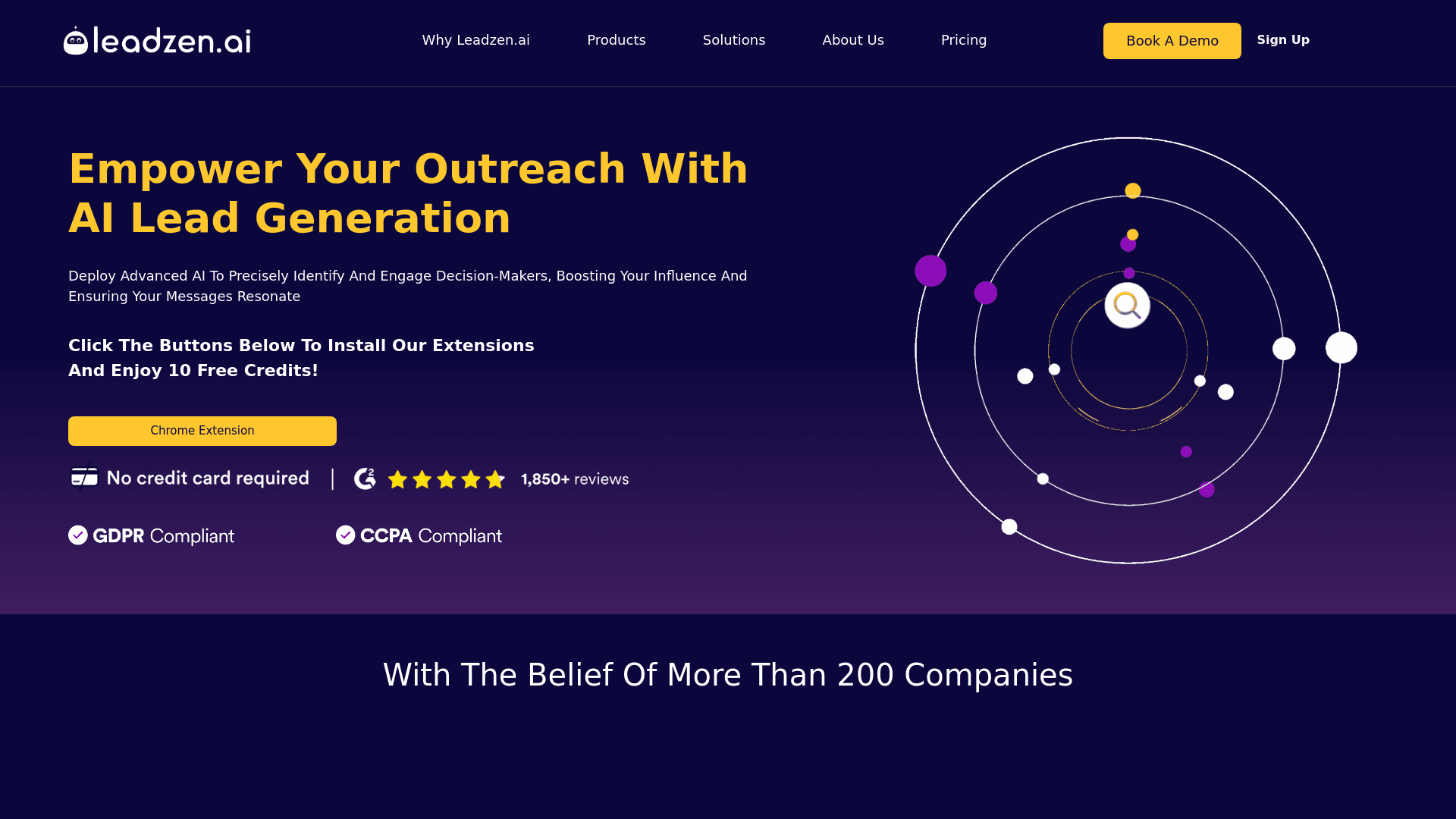 Homepage of Leadzen